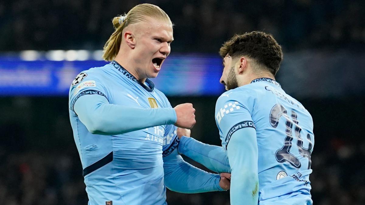 Haaland lidera la alineación del Manchester City contra el Real Madrid