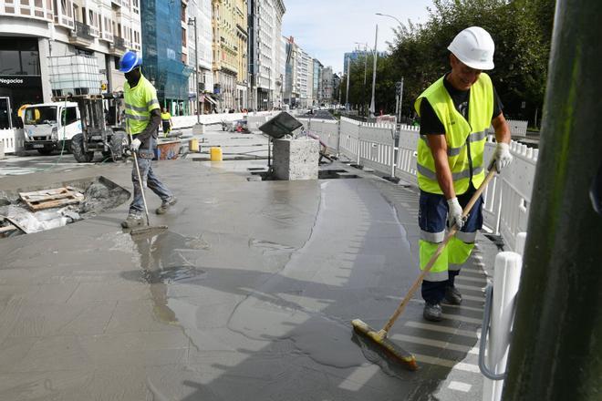 Recta final de la remodelación de Los Cantones