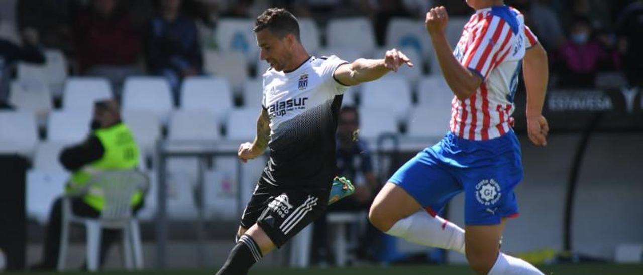 Rubén Castro durante el choque frente al Girona. | PFCC