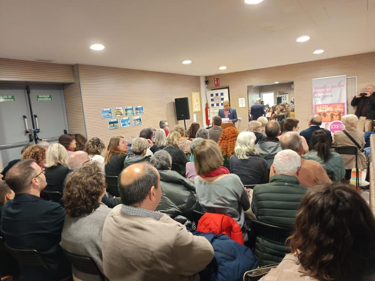Imagen del acto celebrado ayer en Marratxí.