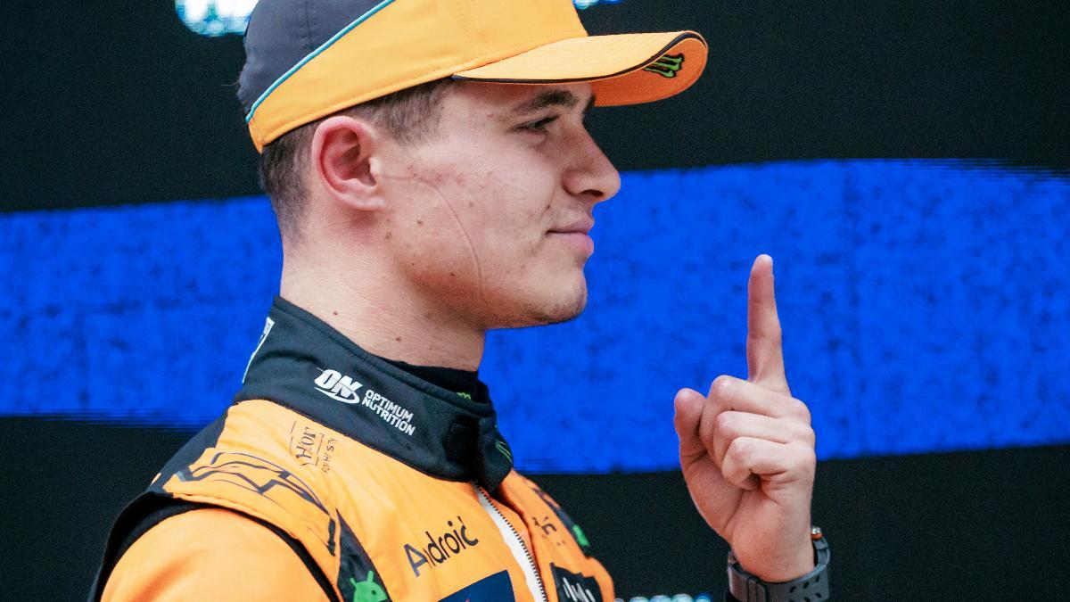 Lando Norris, líder del Mundial con McLaren