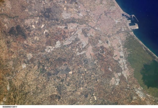 La Comunitat Valenciana, vista desde el espacio