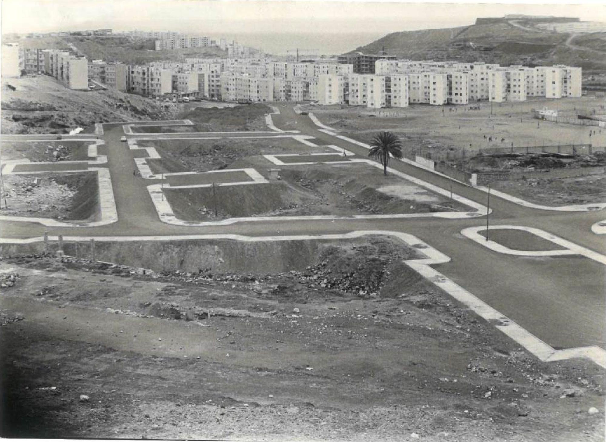 Polígono Cruz de Piedra en los años 70