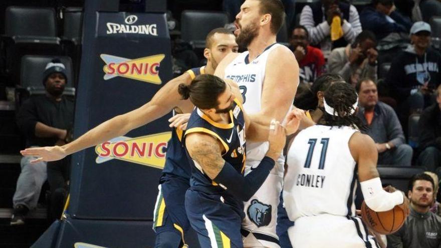 Ricky Rubio derrota a Marc Gasol en la NBA