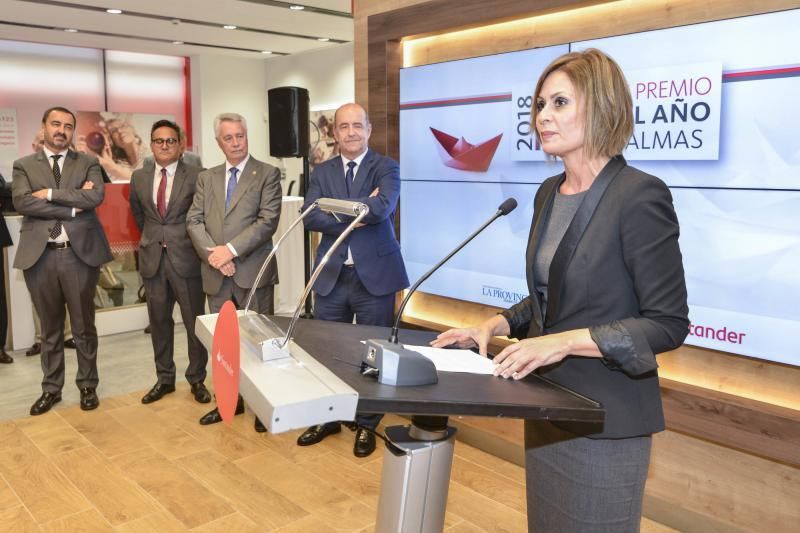 23/10/2018 LAS PALMAS DE GRAN CANARIA. Premio Pyme del año del banco Santander y La Provincia. FOTO: J. PÉREZ CURBELO  | 23/10/2018 | Fotógrafo: José Pérez Curbelo