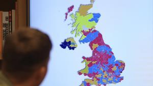 Mapa de las circunscripciones electorales del Reino Unido