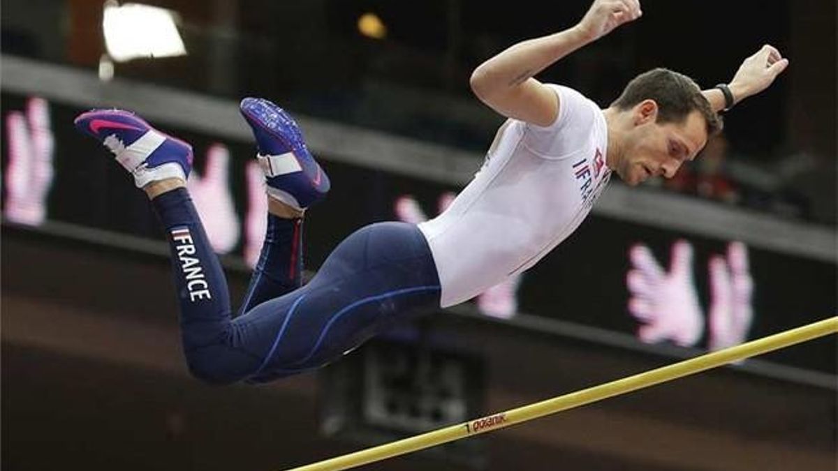 Lavillenie, una vez más, rey de la pértiga en Europa