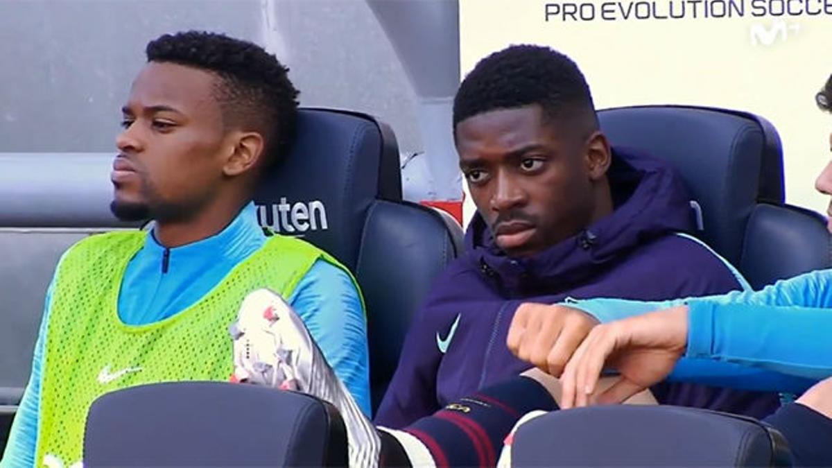 ¿Qué hacía Dembélé en el banquillo si no estaba convocado?