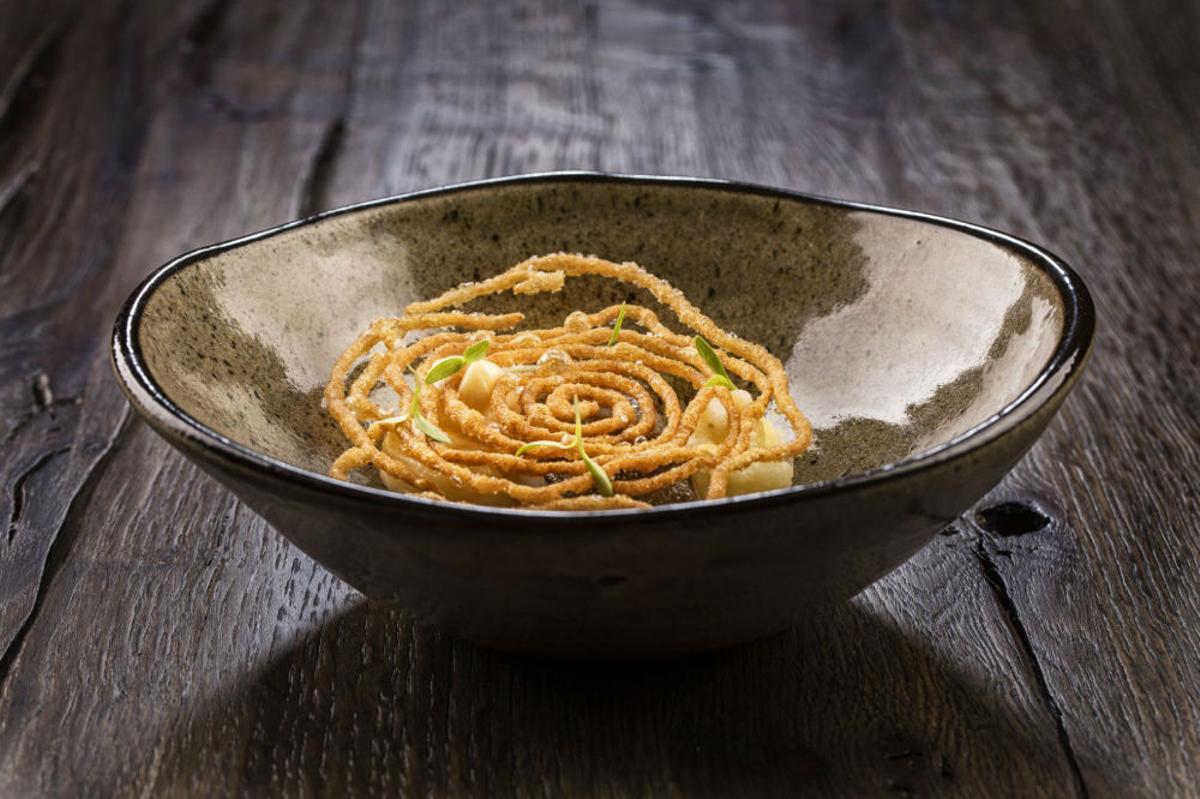 Un plato del restaurante.