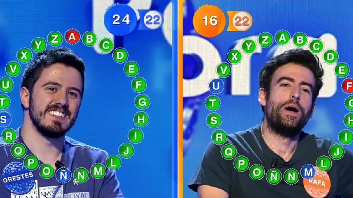 Orestes y Rafa son los concursantes de moda en Pasapalabra desde hace cientos de programas