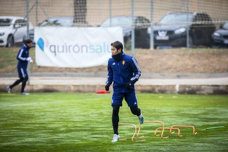 Entrenamiento del Real Zaragoza de hoy 30 de diciembre