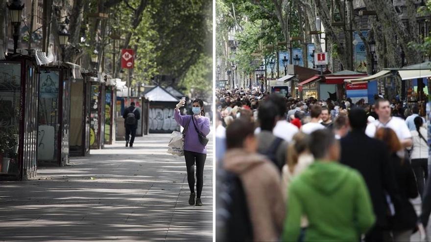 La Rambla para turistas: catalogamos su actividad comercial.