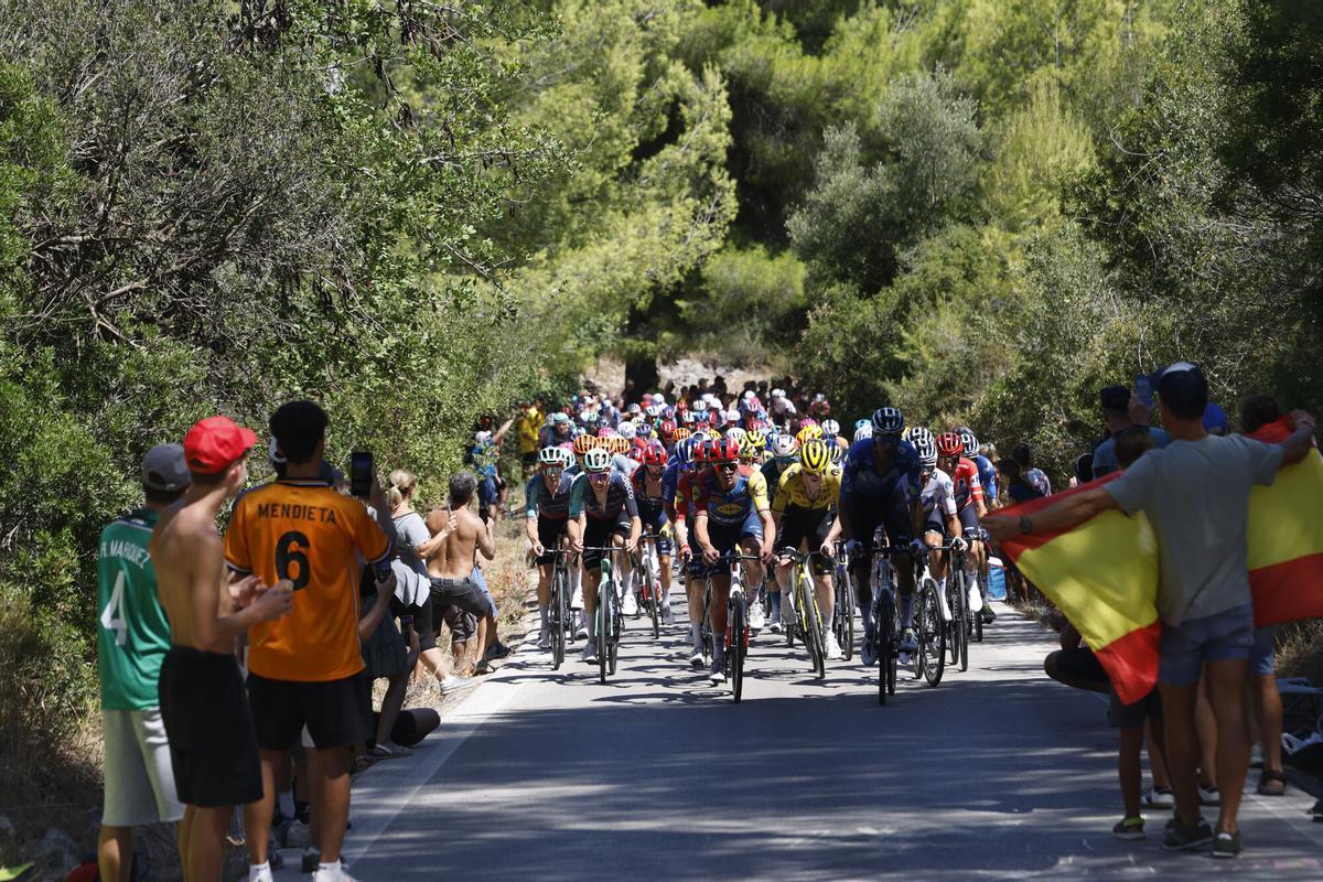La etapa 9 de la Vuelta a España, en imágenes.