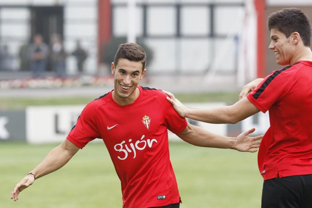 Entrenamiento del Sporting