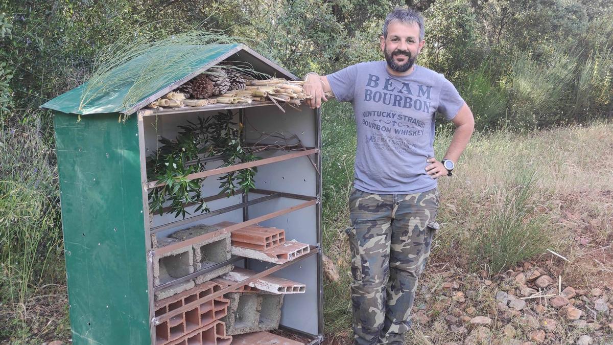 Hotel para los insectos.