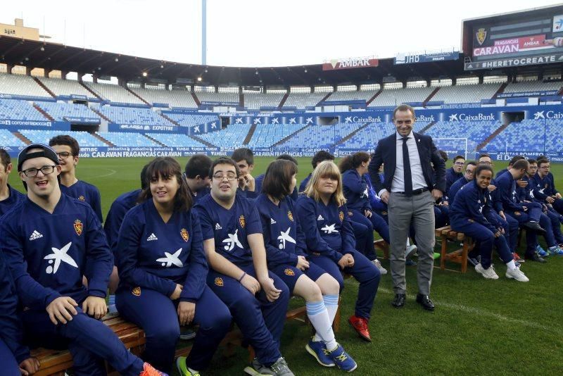 Presentación del Real Zaragoza en LaLiga Genuine