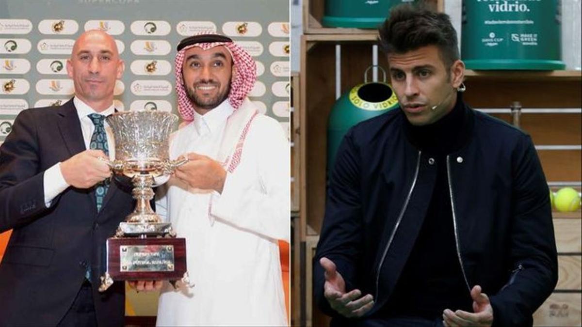 Rubiales y Piqué, comisionistas por trasladar la Súper Copa a Arabia.