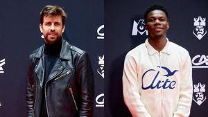 Piqué y Tchouaméni, en la presentación de la Kings League Francia