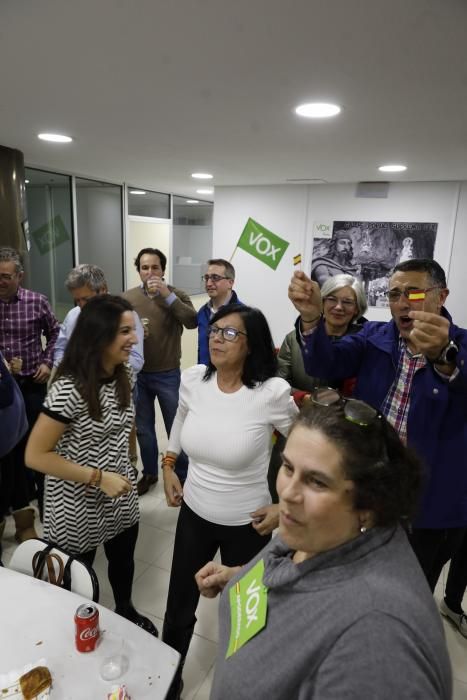 Noche electoral de Vox en Asturias