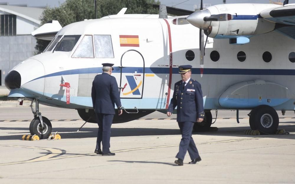 Acto de relevo de mando de la Base Aérea de Alcantarilla