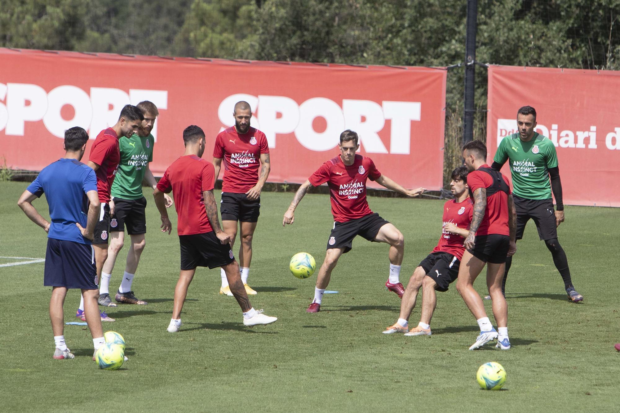 El penúltim entrenament del Girona abans de la final a Tenerife