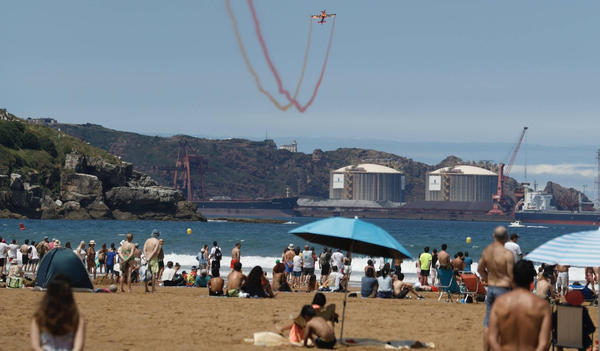 El espectacular y multitudinario Festival Aéreo de Gijón, en imágenes