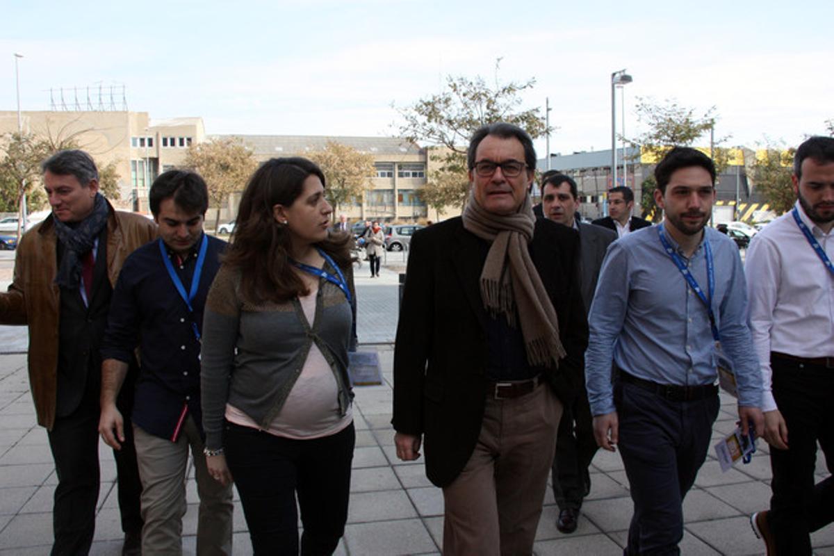 La fins ara presidenta de la JNC, Marta Pascal, amb el president de CDC, Artur Mas, a Mataró. La fins ara presidenta de la JNC, Marta Pascal, amb el president de CDC, Artur Mas, a Mataró.