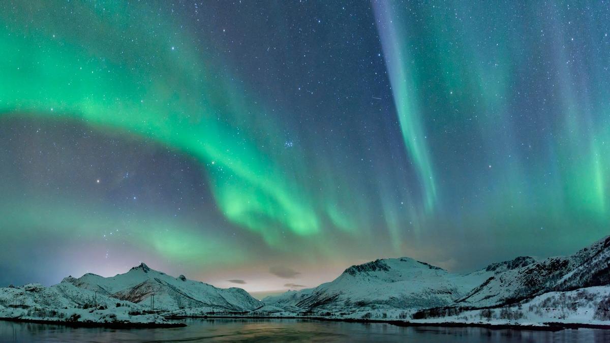 Aurora boreal en Noruega