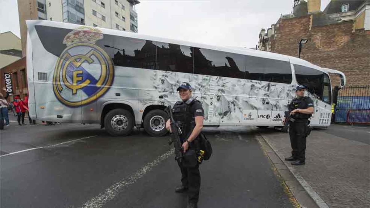 El Real Madrid no utilizará su autocar oficial