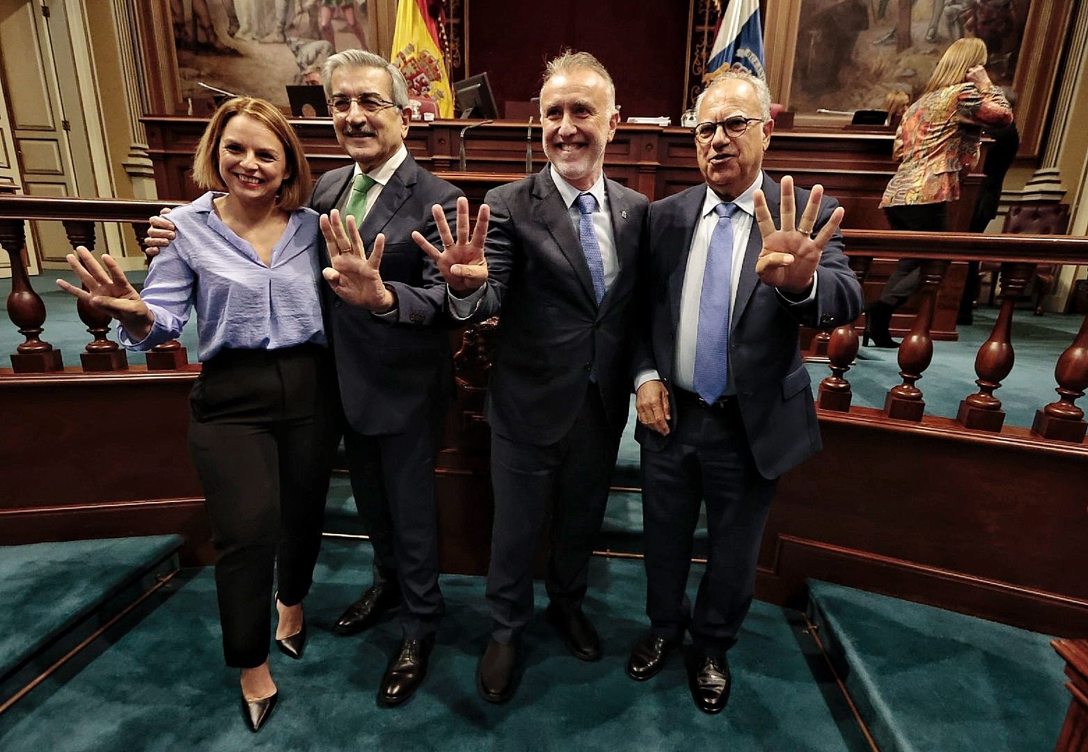 El pleno del Parlamento de Canarias celebra el debate final del proyecto de ley de presupuestos de la Comunidad Autónoma para 2023