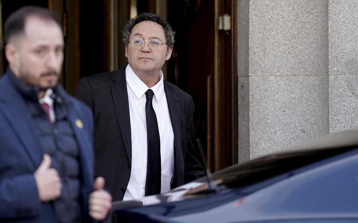 Álvaro García Ortiz, Fiscal General del Estado, sale del Tribunal Supremo.