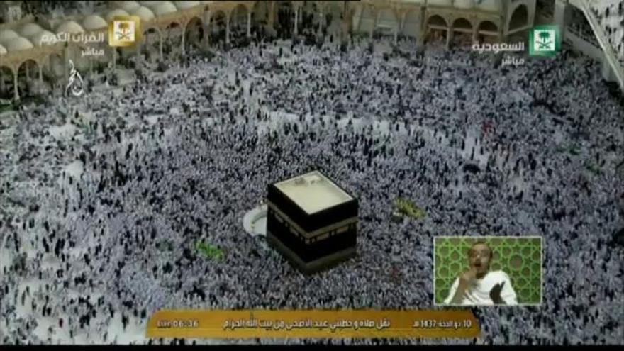 Millones de musulmanes llegan a La Meca en peregrinación