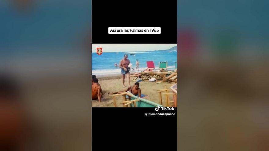 Regreso al futuro: así es el vídeo de Tiktok que te traslada a 1965 en Las Palmas de Gran Canaria