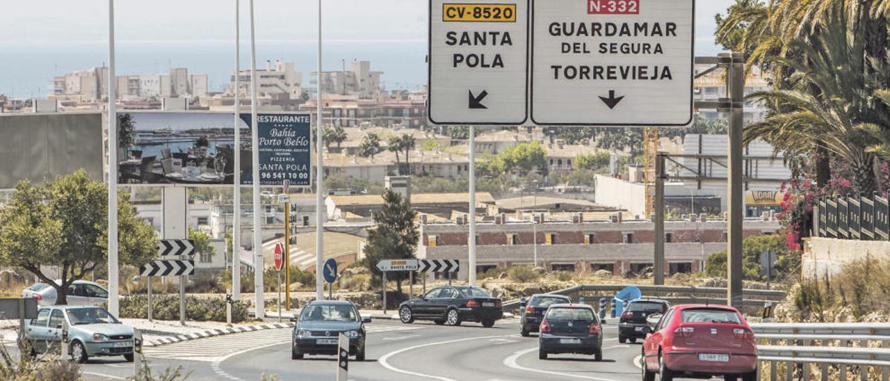 Santa Pola reivindica a Fomento la necesidad urgente de desdoblar la N-332