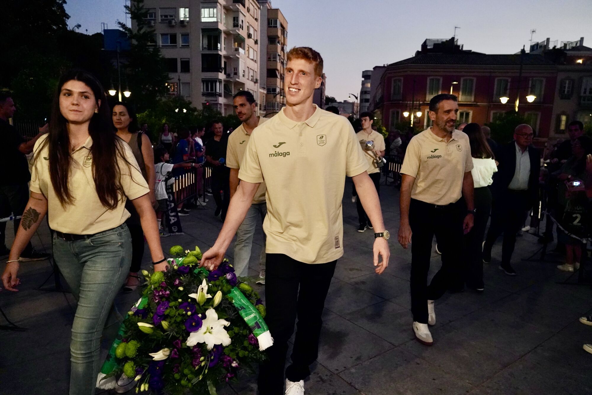 El Unicaja visita el Santuario de Nuestra Señora de la Victoria
