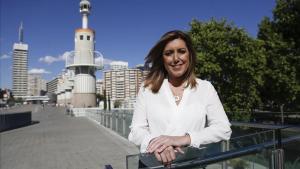 La presidenta andaluza, Susana Díaz, el pasado mayo, en Barcelona.