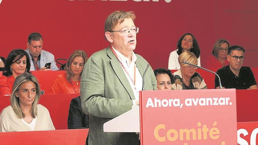 Puig pide una mayoría para el PSOE porque «la atomización no funciona»
