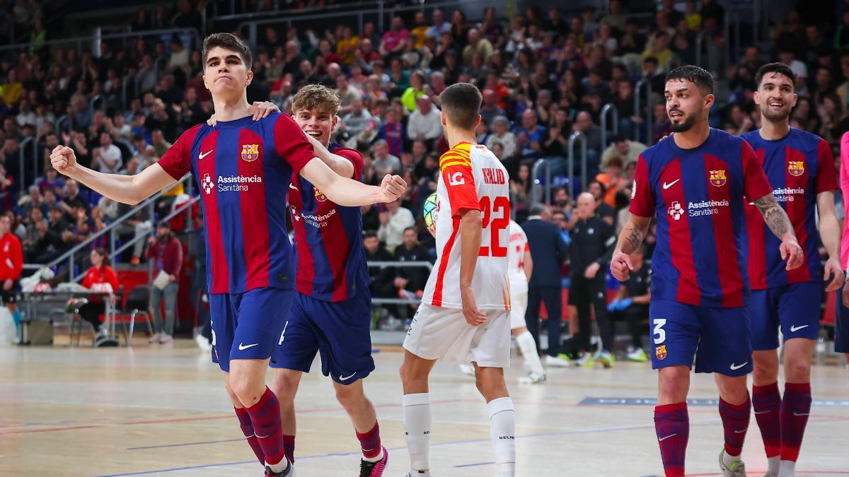 El Barça ganó el derbi catalán contra Industrias (6-4)