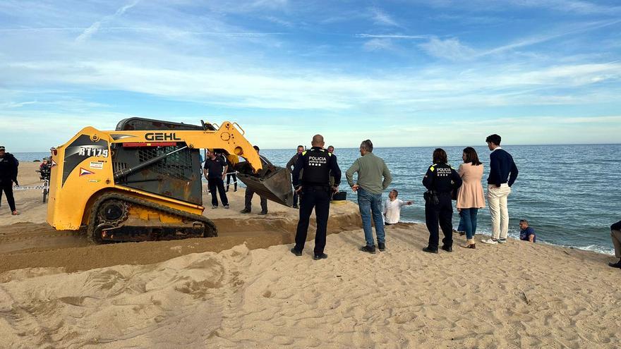 Troben unes restes òssies a la platja de Vilassar de Mar i els Mossos investiguen si són humanes