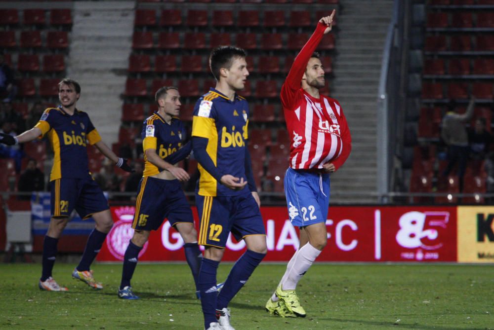 JORNADA 21 - GIRONA 4 - PONFERRADINA 0 .  Festival a Montilivi El Girona ha signat un dels millors partits del curs i ha acabat golejant a la Ponferradina