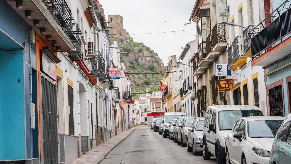 Una calle del municipio de Belmez