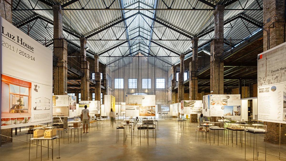 Una imatge de la sala expositiva de la fàbrica Oliva Artés, al Poblenou.