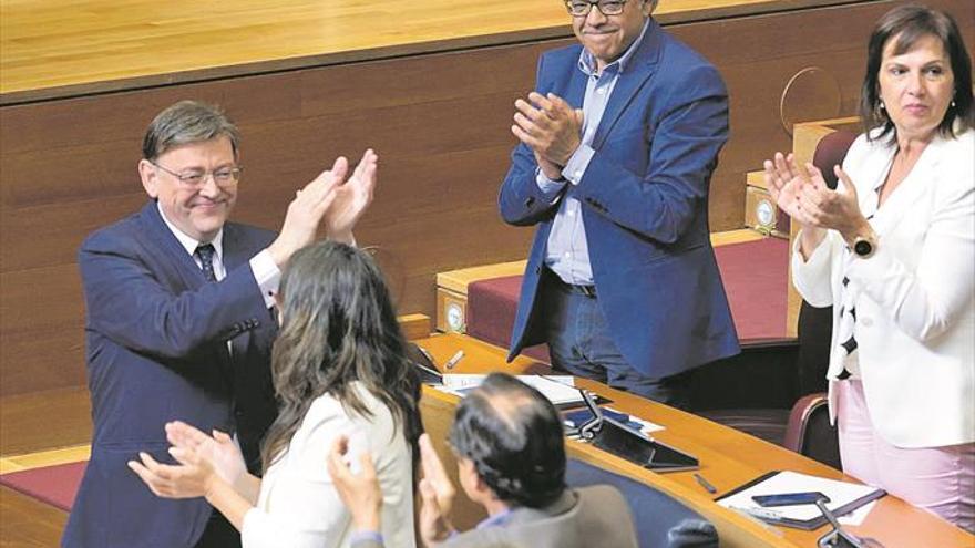 Puig encara su segundo mandato en el Consell con menos ataduras