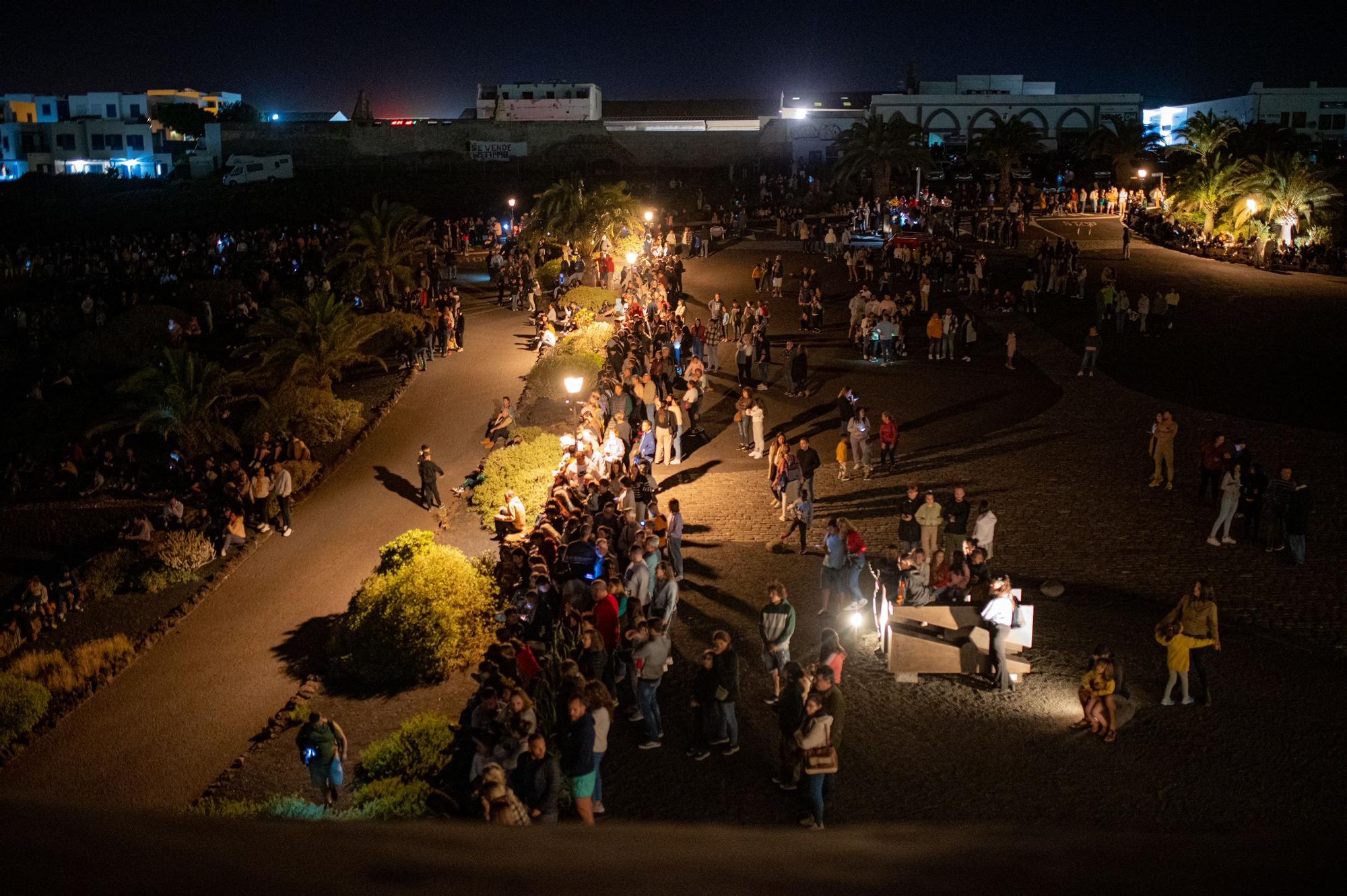 El Cabildo de Lanzarote felicita la Navidad con un espectáculo de 200 drones