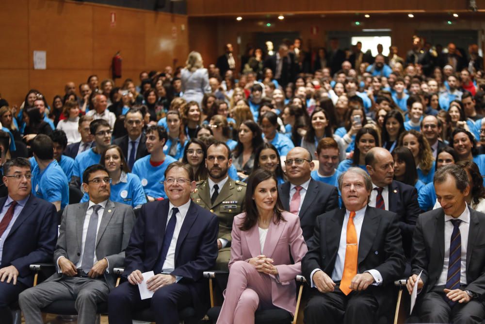 La reina Letizia asiste a los Premios de la Fundación Princesa de Girona de Investigación Científica en la UPV