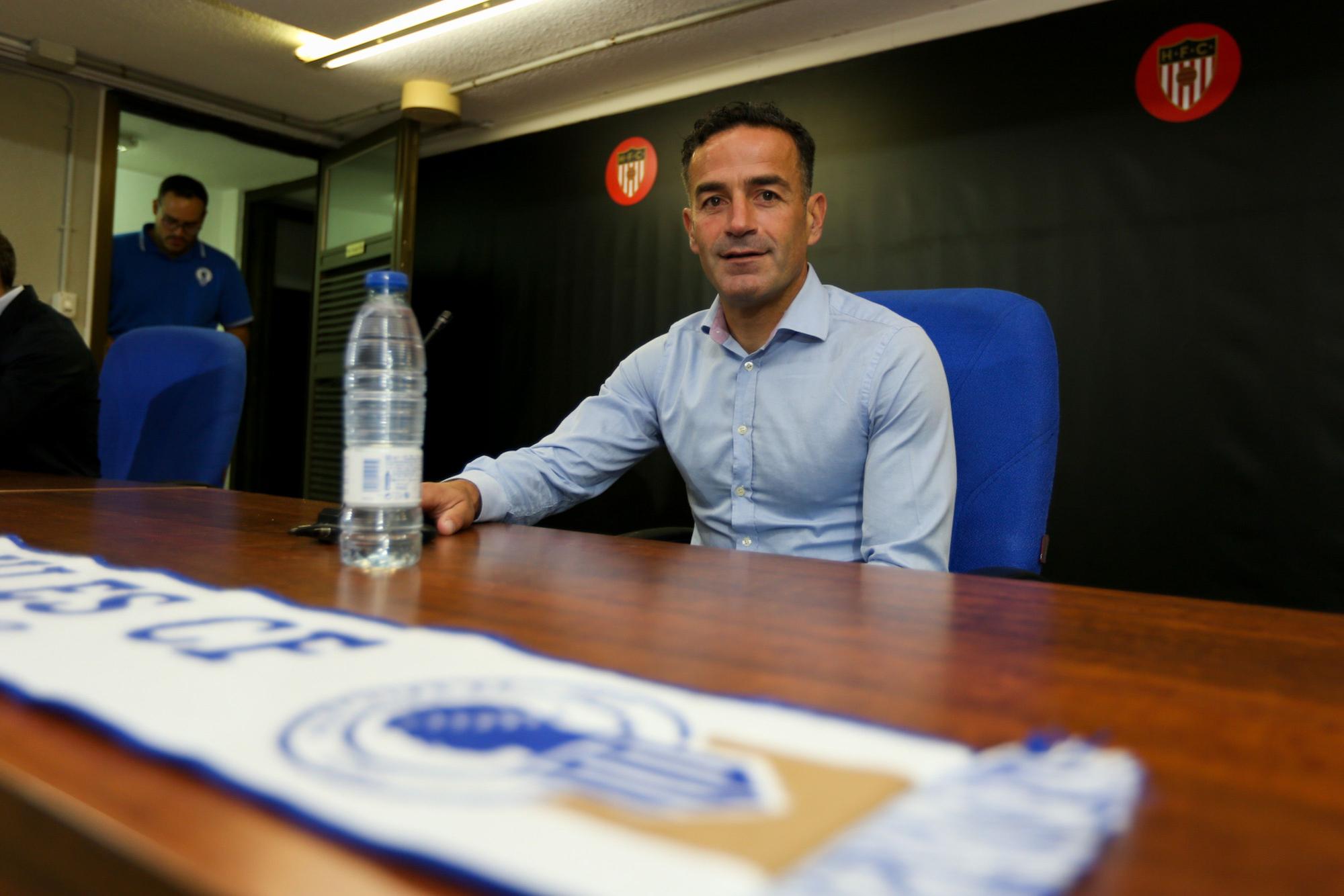 Presentación de Paco Peña como director deportivo del Hércules