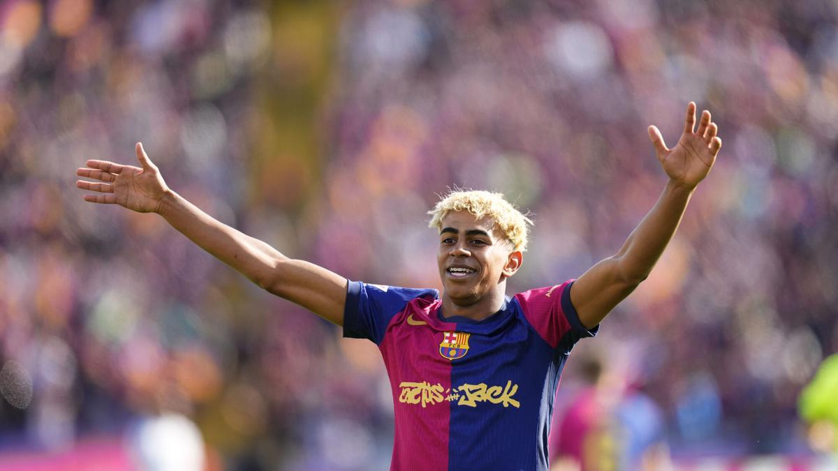 El espectacular gol de Lamine Yamal en el clásico