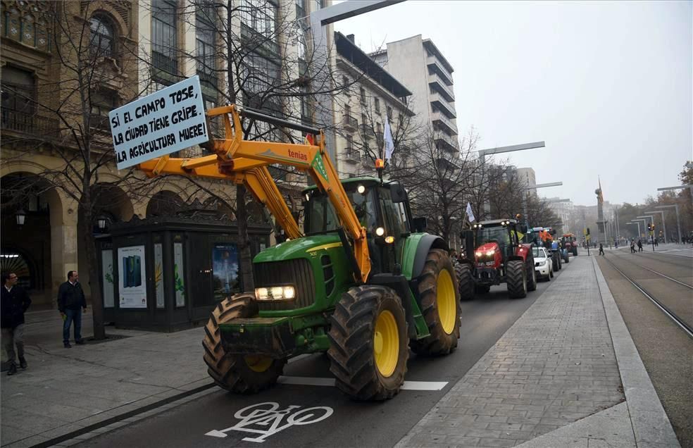 La Tractorada toma Zaragoza