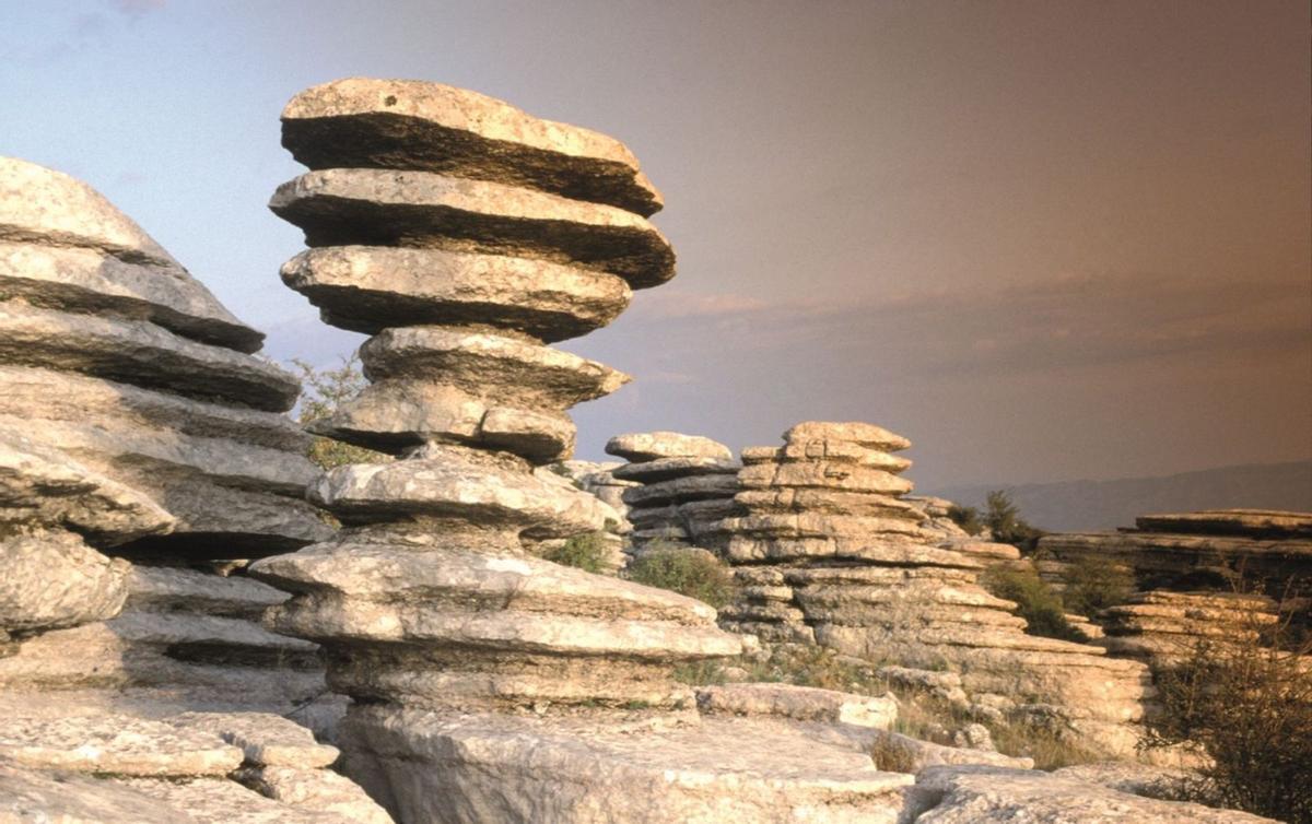 Fotografía de las rocas calizas del Torcal erosionadas por los agentes climáticos. | LA OPINIÓN