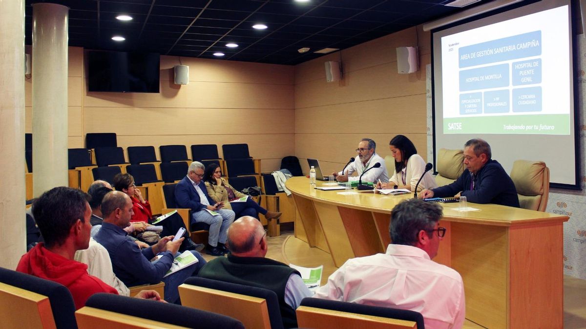 Satse presenta su proyecto para ampliar las camas del Hospital de Montilla.